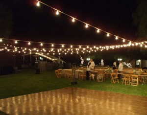 string light party rentals